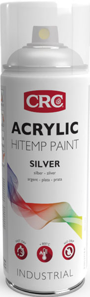 Farbschutzlack Silber Acrylic Hitemp Paint, 400 ml