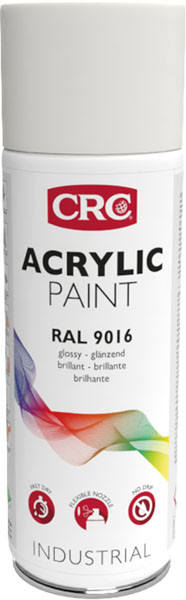 Farblack Verkehrsweiss Acrylic Paint 9016, 400 ml